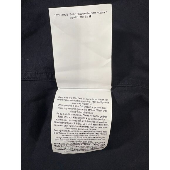 Norse Projects Anton Light Twill Shirt size M color dark navy NWT mspr $180 - Picture 7 of 12